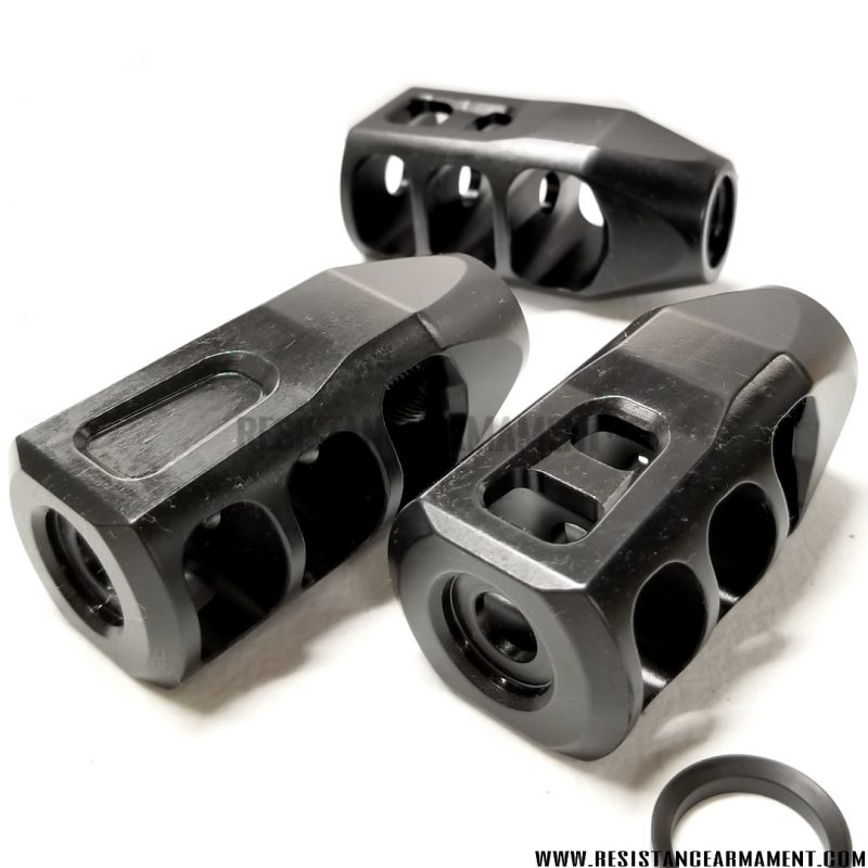 308 7 6251 P C B Precision Compensating Muzzle Brake 5 8 24